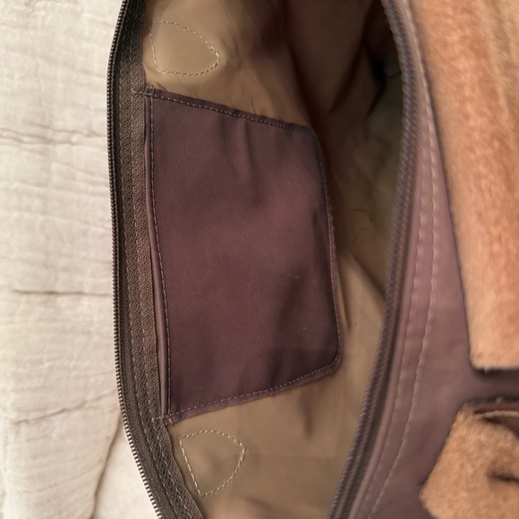 Longchamp Le Pliage Tote Bag Green/Brown - Picture 8 of 10